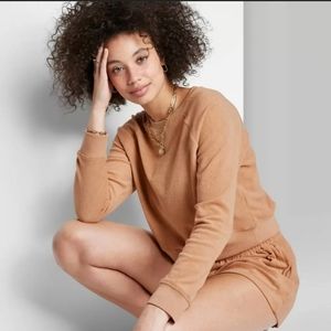 NEW! Ascot & Hart Terry Cloth Lightweight Sweatshirt